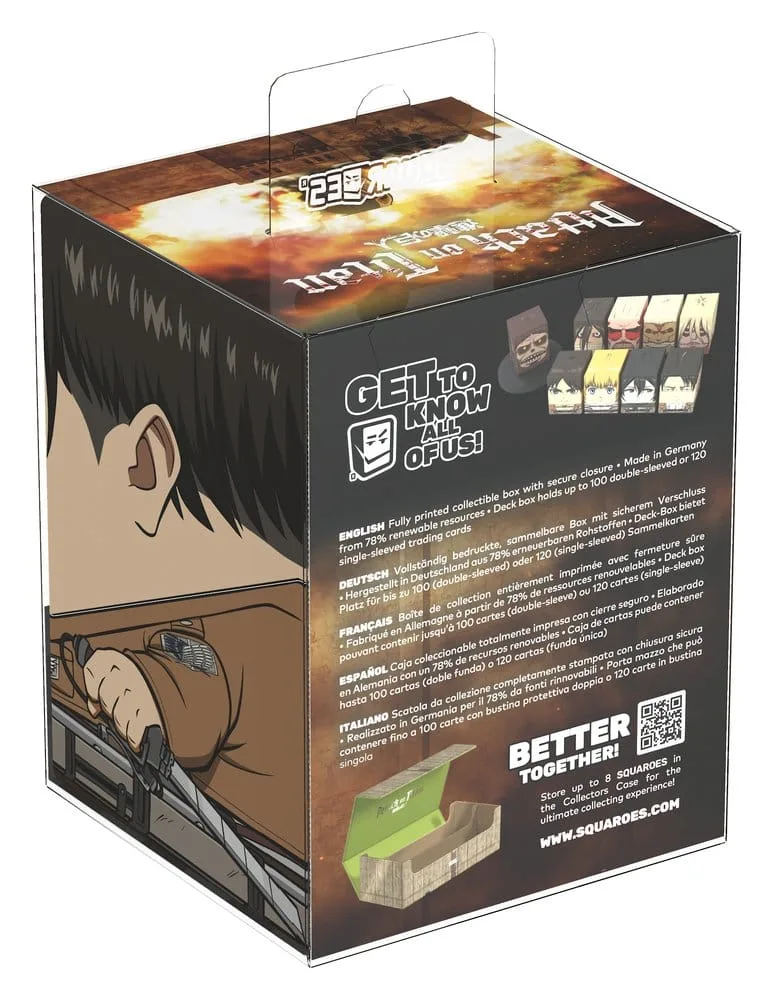 Attack on Titan Deckbox – Levi Ackermann Squaroes AOT004 10