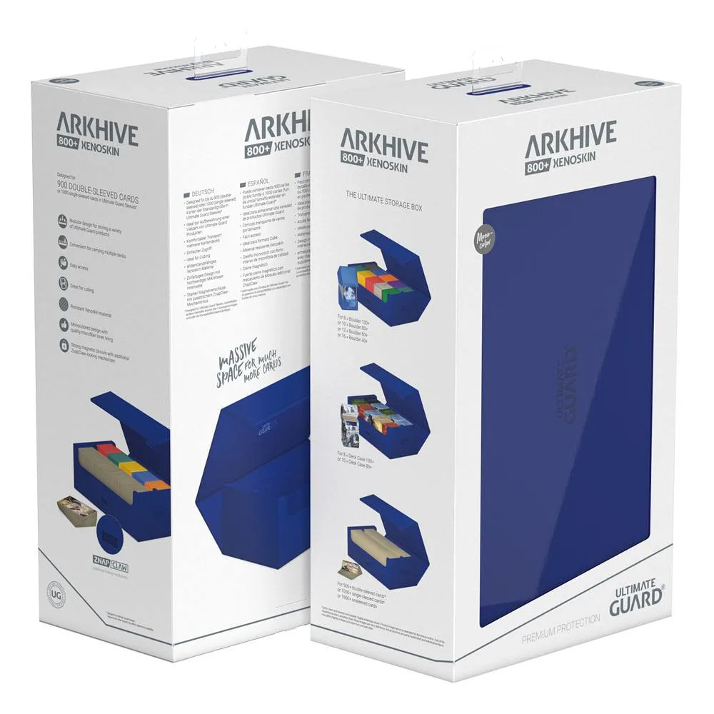 Ultimate Guard Card Box – Arkhive 800+ Xenoskin Blue 17