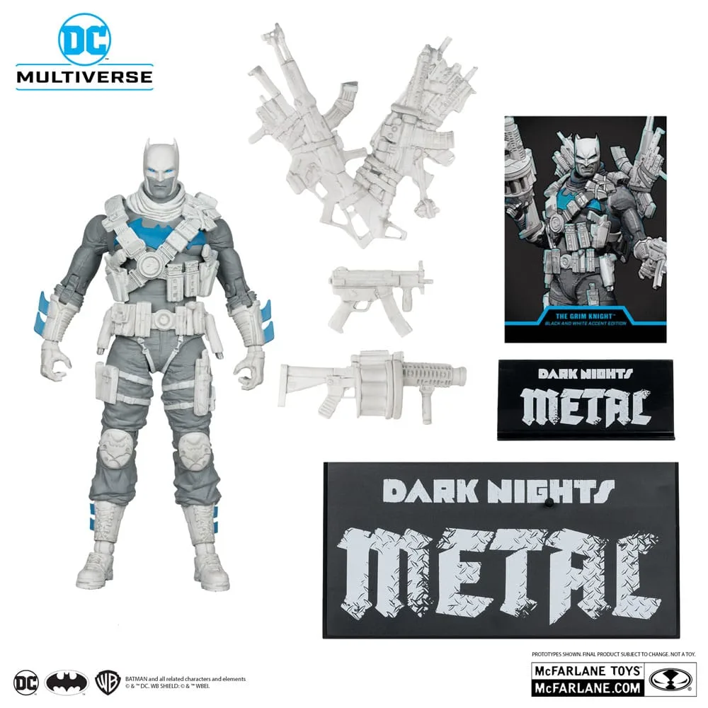DC Multiverse Action Figure – Grim Knight Black and White 18 cm 3