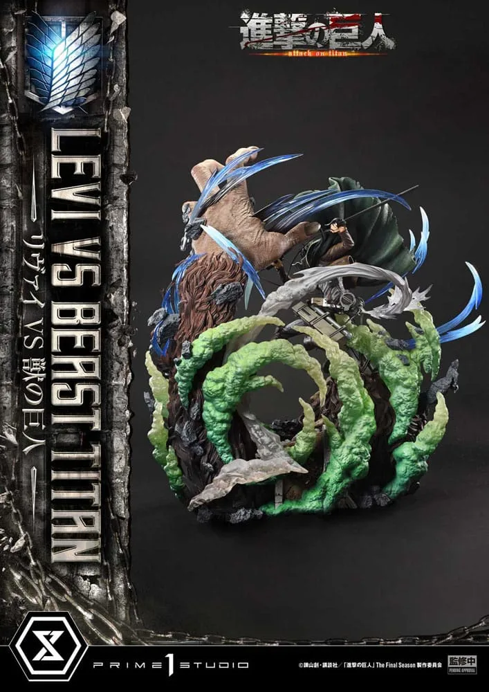 Attack on Titan Statue – Levi Versus Beast Titan 73 cm 8
