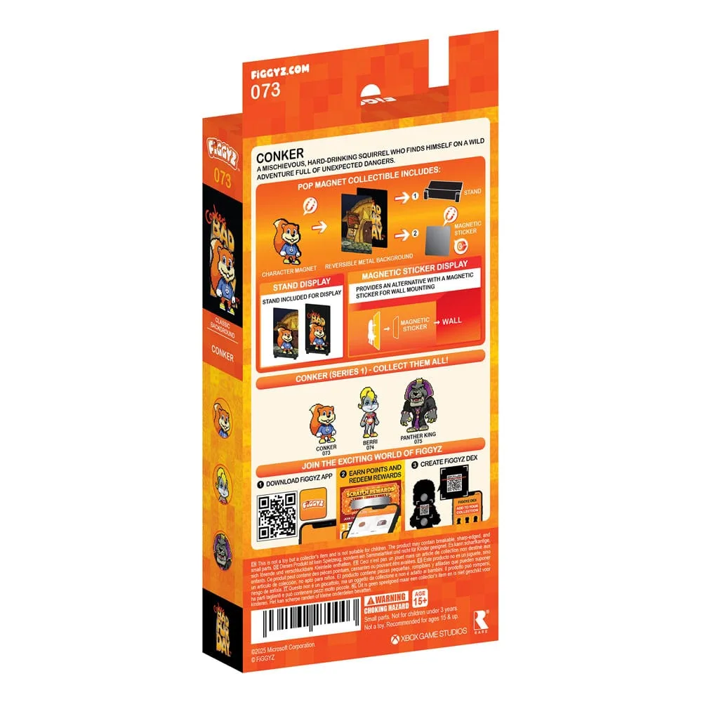 Conker's Bad Fur Day Magnetfigur – FiGGYZ Pixel-Art 11 cm 4