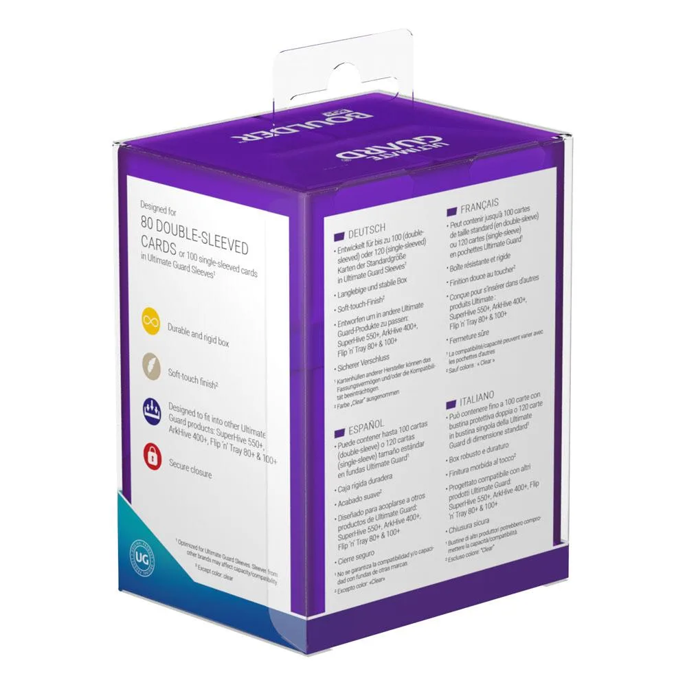 Ultimate Guard Deck Box – Boulder 80+ Amethyst 8