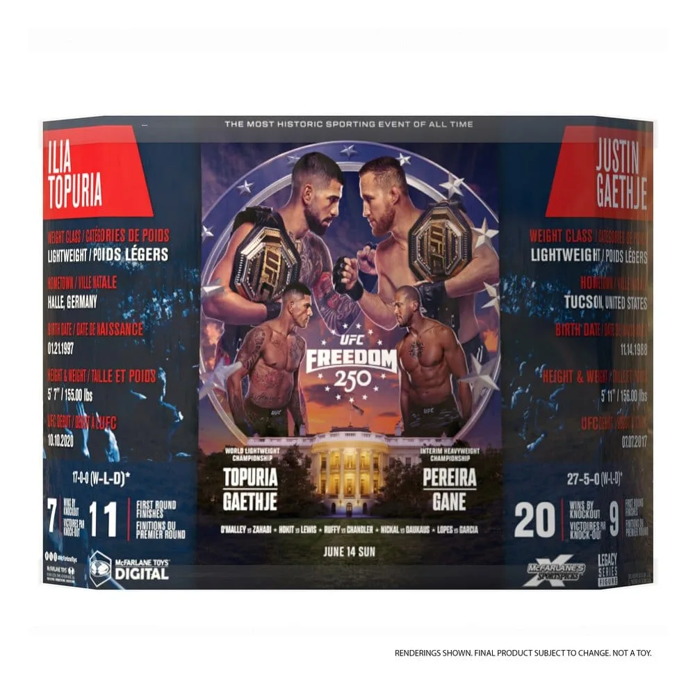UFC Action Figure 2-Pack – Ilia Topuria vs Justin Gaethje 18 cm 7