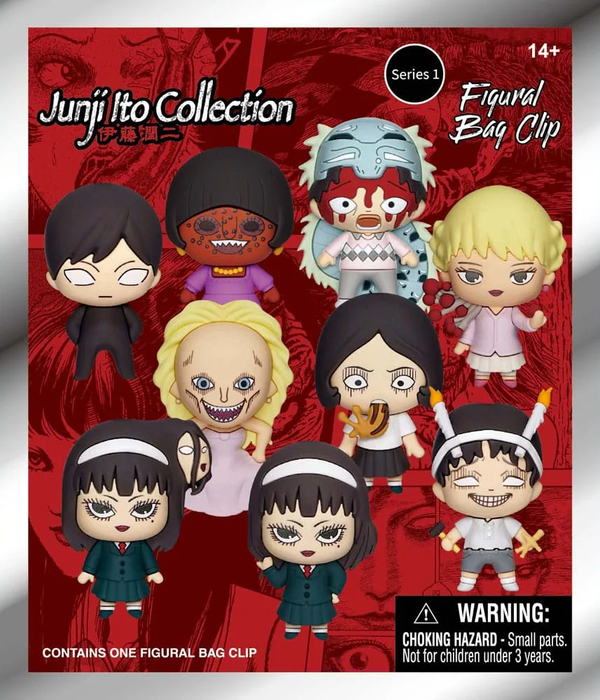 Junji Ito Collection Bag Clips – Series 1 Blind Bag Display 24 Packs 2