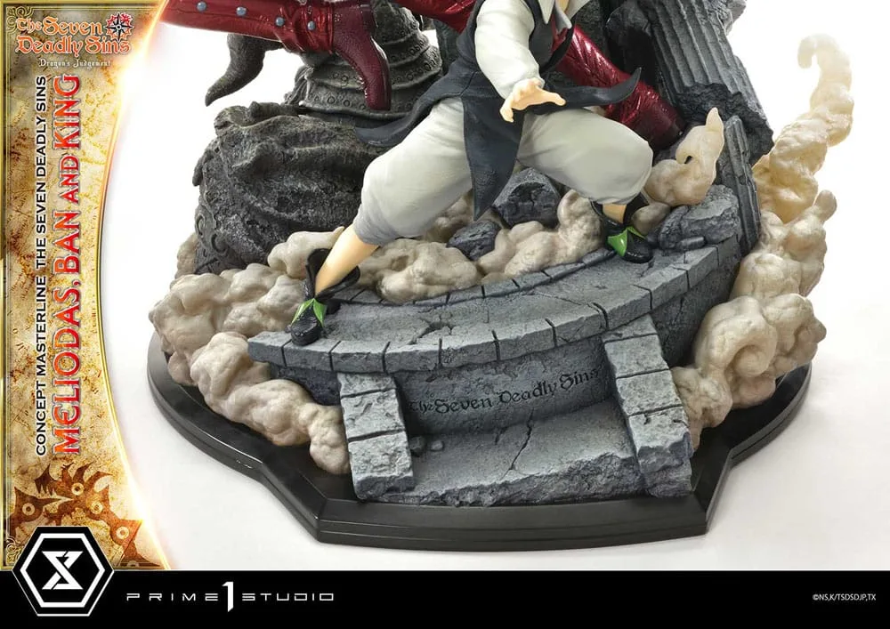 Seven Deadly Sins Statue – Meliodas, Ban and King 55 cm 14