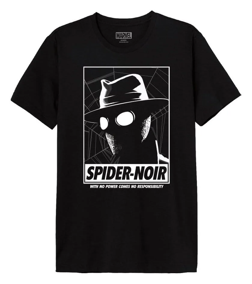 Marvel T-Shirt – Spider-Noir Red Banner Cover Size S