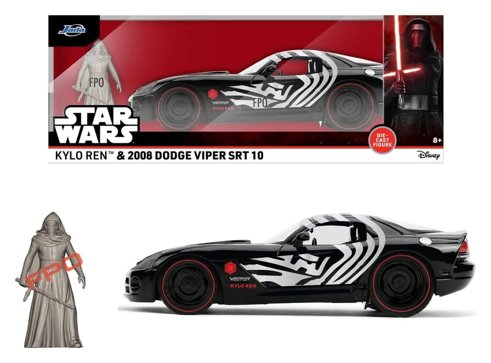 Star Wars Diecast Model – Kylo Ren 2008 Dodge Viper SRT10 1:24
