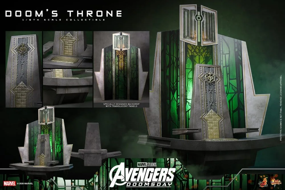 Avengers Doomsday Figuuraccessoire – Doom's Throne 1/6 33 cm 16
