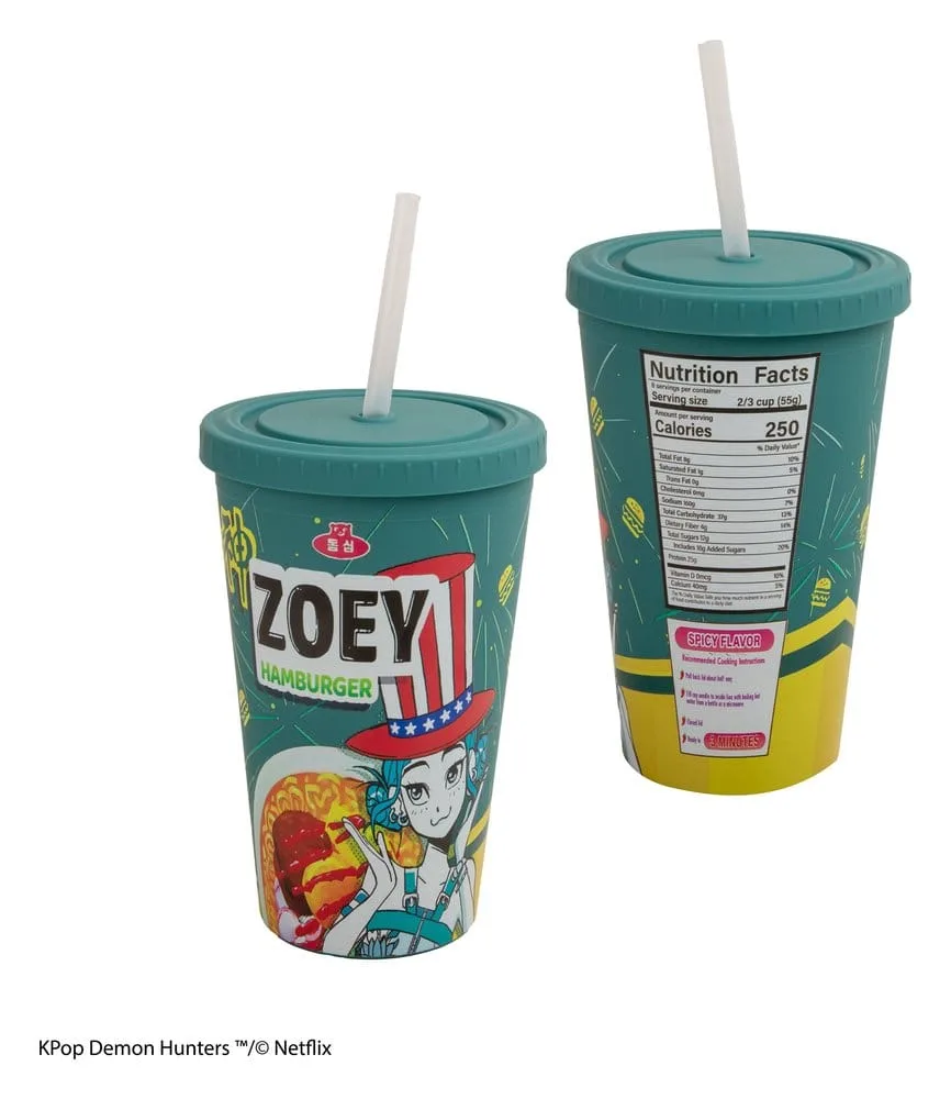 KPop Demon Hunters Tumbler – Zoey Hamburger 475 ml 6