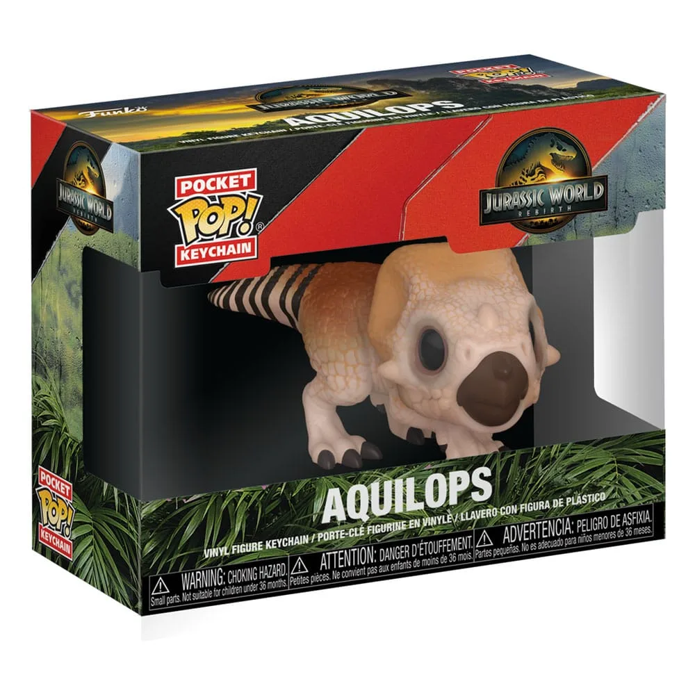 Jurassic World Rebirth Schlüsselanhänger – Aquilops 12er-Set 4 cm 2