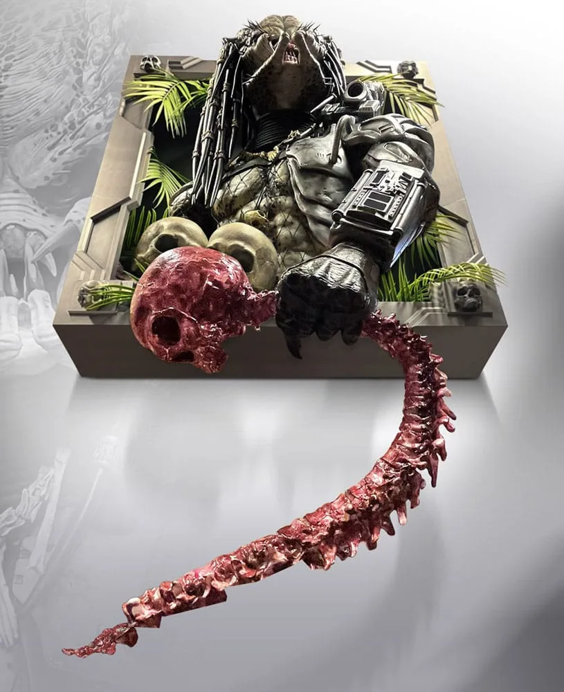 Predator Wandskulptur – Lebensgroß 45 x 81 x 94 cm 6