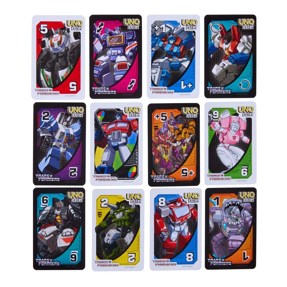 Transformers Card Game – UNO Flip 8