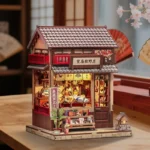 Miniatuurhuisje Bouwpakket – Tsukino Eogi-dou 19 x 14 cm 18