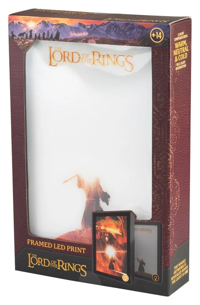 The Lord of the Rings LED Panel – Framed 28 x 20 cm