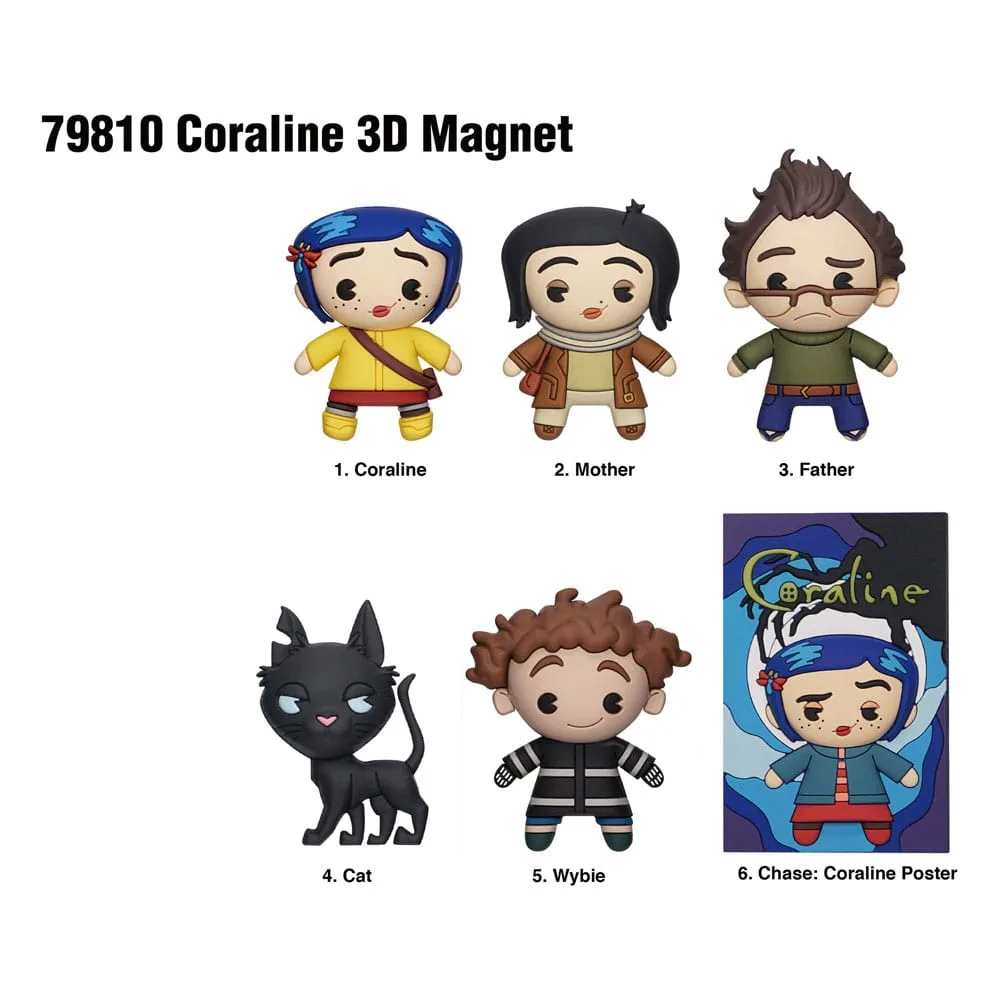 Coraline Magnets – Series 1 Blind Bag Display of 12