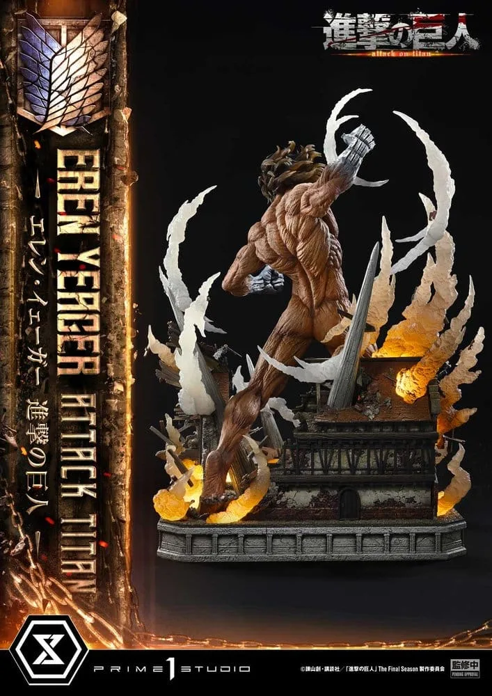 Attack on Titan Statue – Eren Yeager Attack Titan 81 cm 12