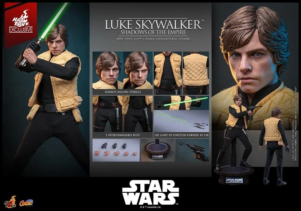 Star Wars Action Figure – Luke Skywalker Hot Toys Exclusive 28 cm 20