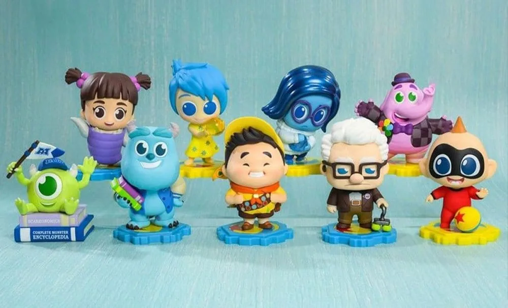 Pixar Mini Figures – Cosbi Blind Box Display 8-Pack 7–8.5 cm 2