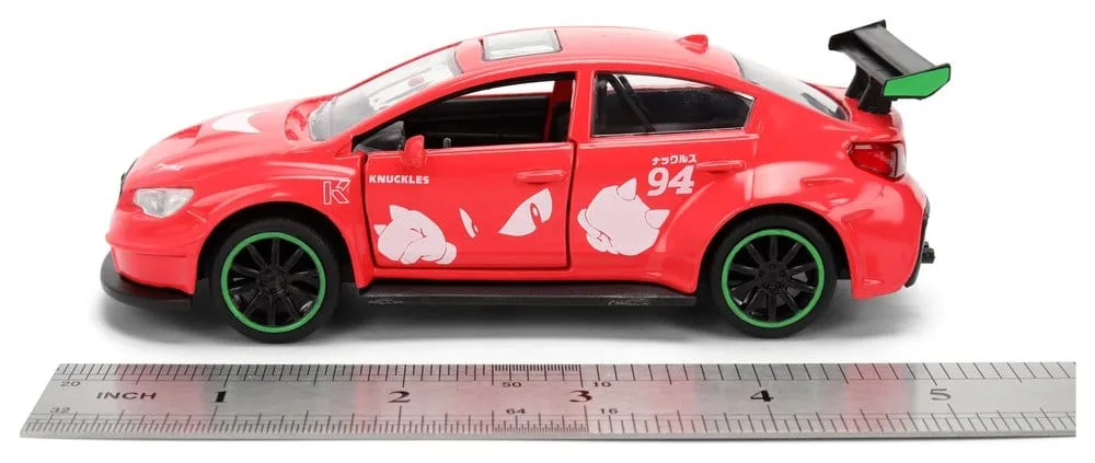 Sonic Diecast Cars – Knuckles 2016 Subaru WRX STI 1/32 6-Pack 12