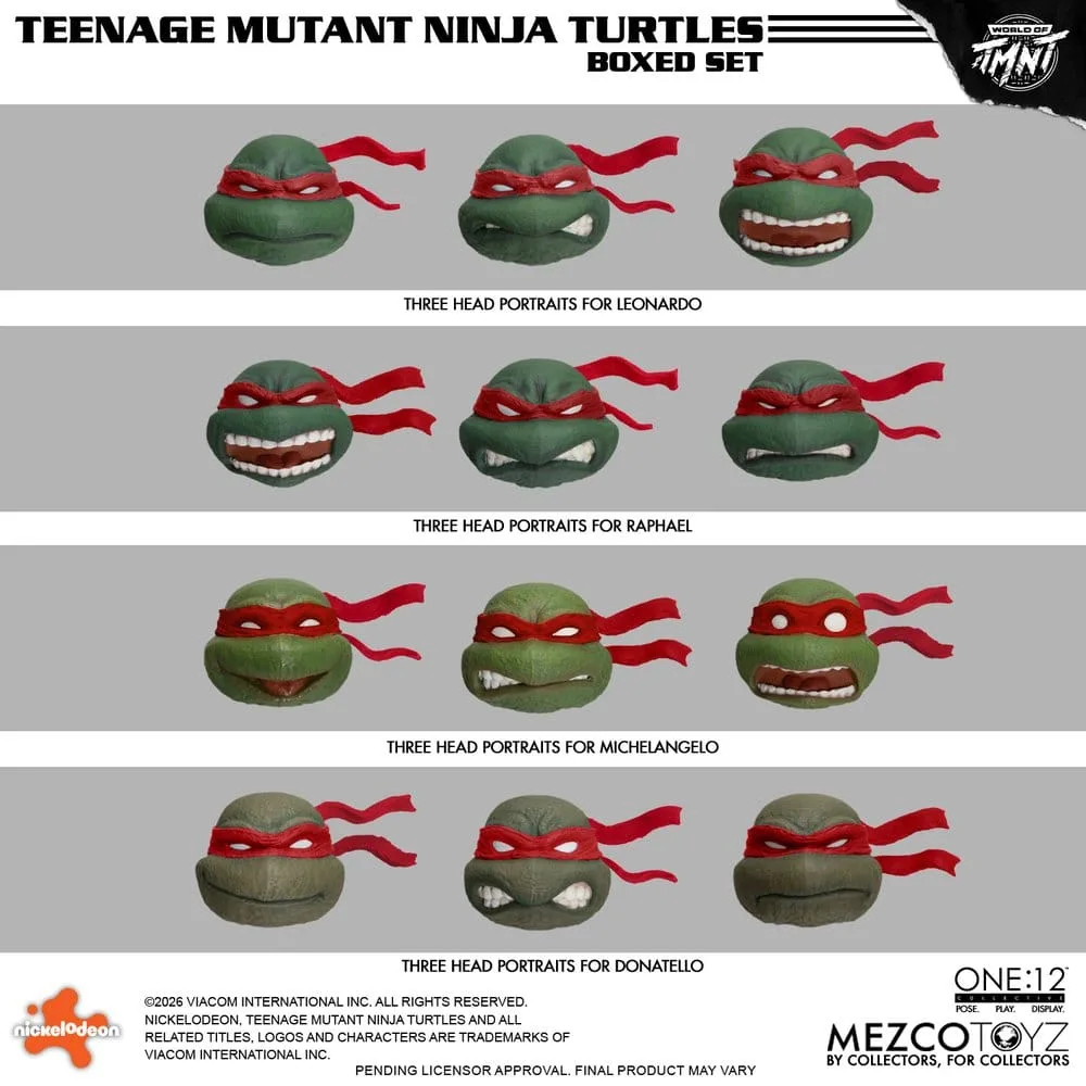 Teenage Mutant Ninja Turtles Figure Set – Red Mask Edition 17 cm 18