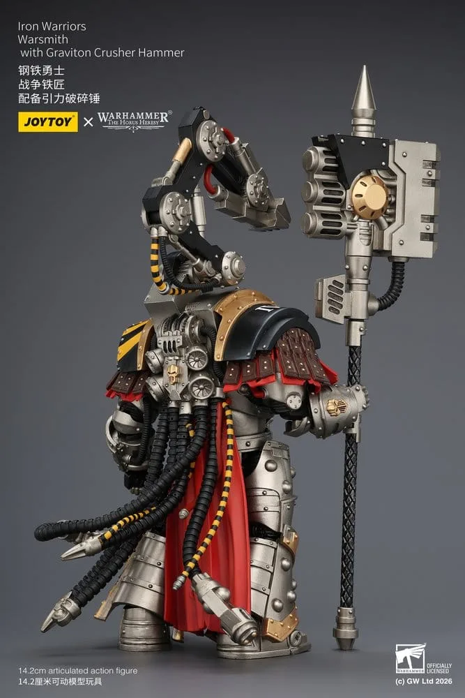 Horus Heresy Action Figure – Iron Warriors Warsmith 14.2 cm 7