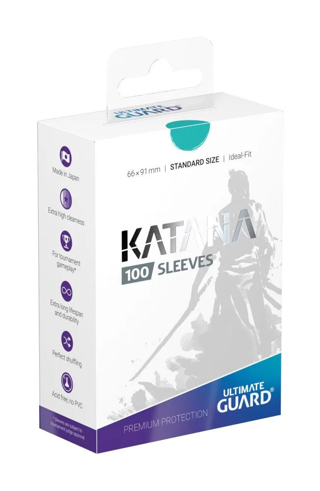 Ultimate Guard Card Sleeves – Katana Turquoise 100-Pack 66 x 91 mm