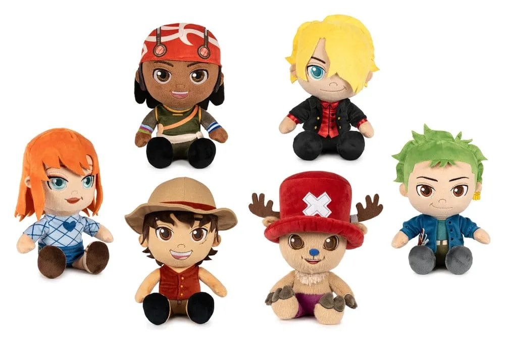One Piece Plush Figures – Live-Action 24-Piece Assortment 24 cm