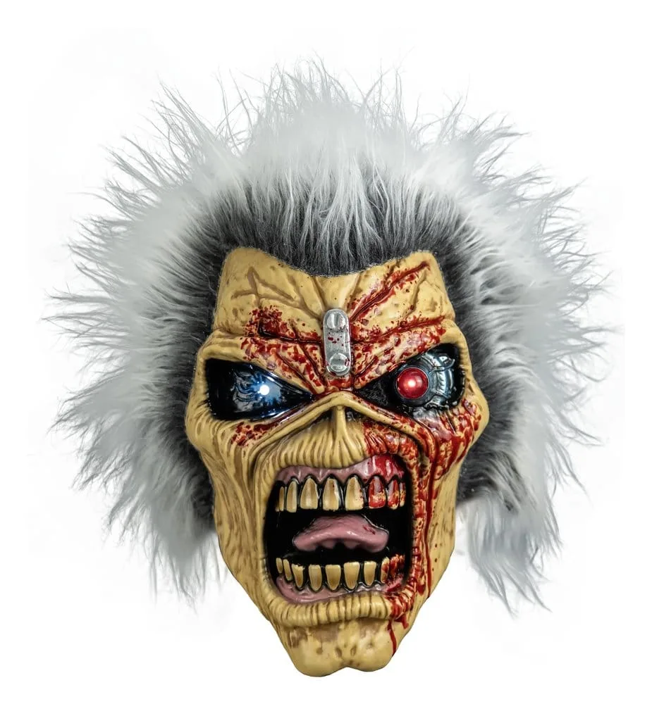 Iron Maiden Half Mask – Bass Beast Eddie with Light-Up Eyes