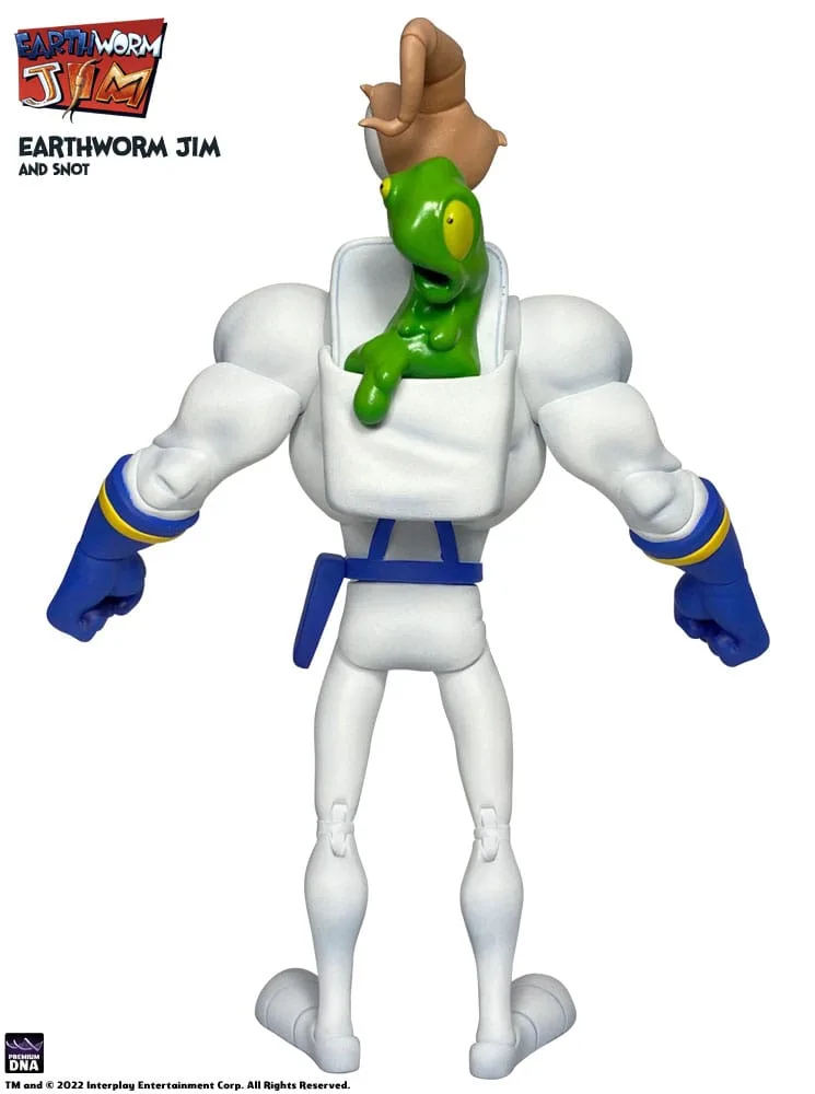 Earthworm Jim Action Figure – Wave 1 with Snot 15 cm 15