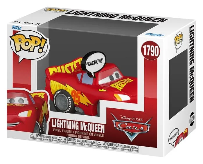 Cars Vinyl Figure – Pop Sayings Lightning McQueen Kachow 6 cm 2