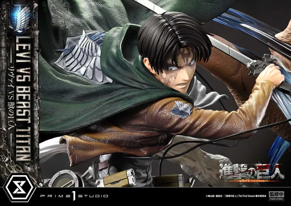 Attack on Titan Statue – Levi Versus Beast Titan 73 cm 10