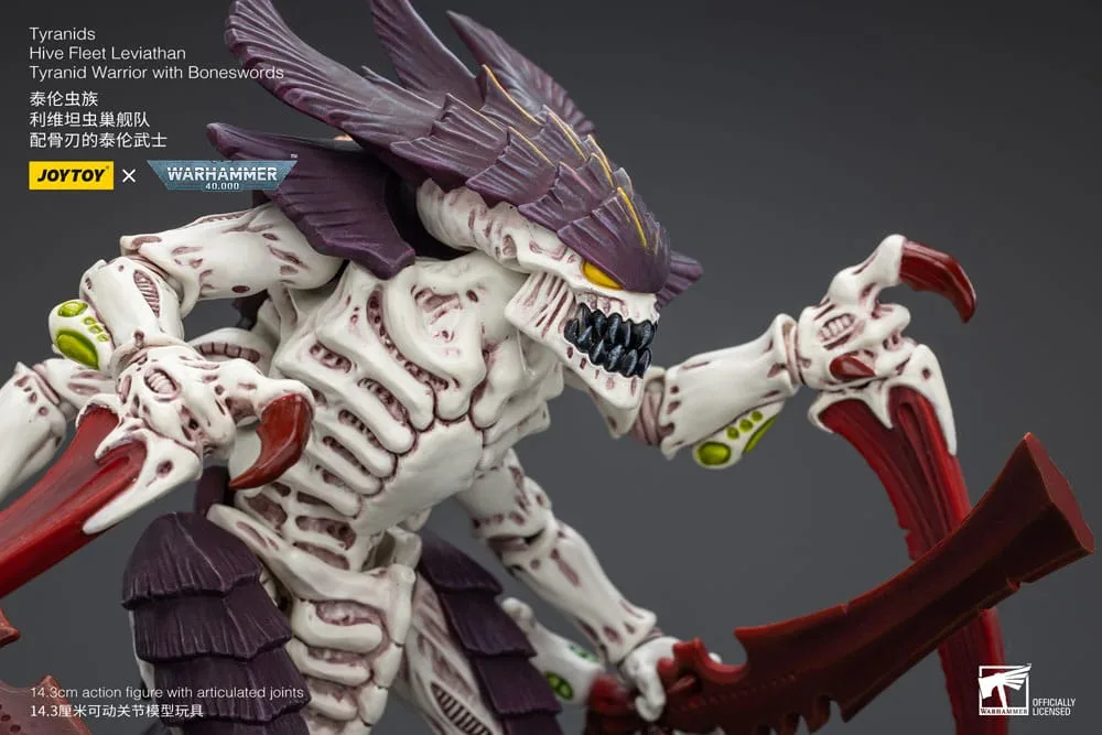 Warhammer 40k Action Figure – Tyranid Warrior with Boneswords 12 cm 5