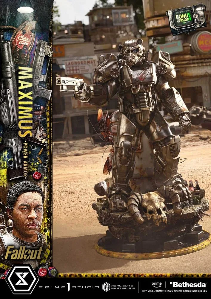 Fallout Statue – Maximus Power Armor DX Bonus 67 cm 5