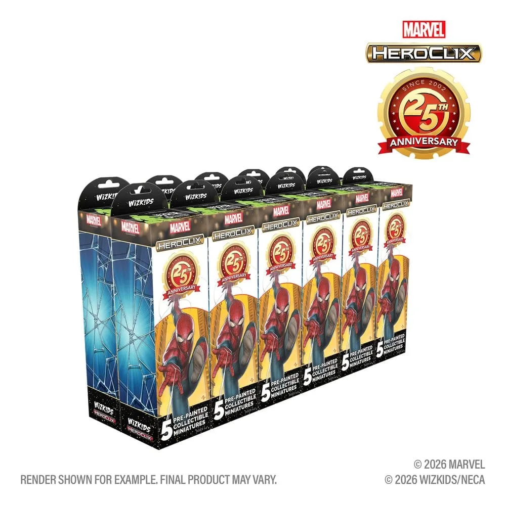 Marvel HeroClix Booster Brick – 25th Anniversary 12 Boosters 8