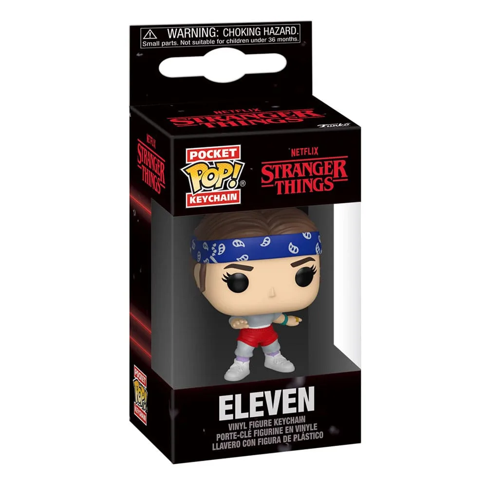 Stranger Things Keychains – Eleven Bandana Display of 12 4 cm 2
