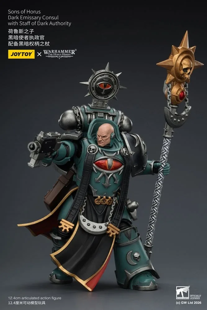 Warhammer Action Figure – Sons of Horus Dark Emissary Consul 12.4 cm 8