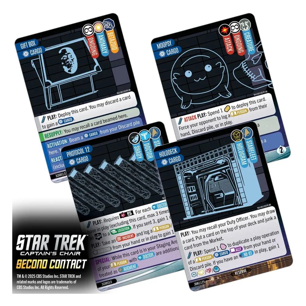 Star Trek Card Game Expansion – Captain’s Chair Second Contact English 7
