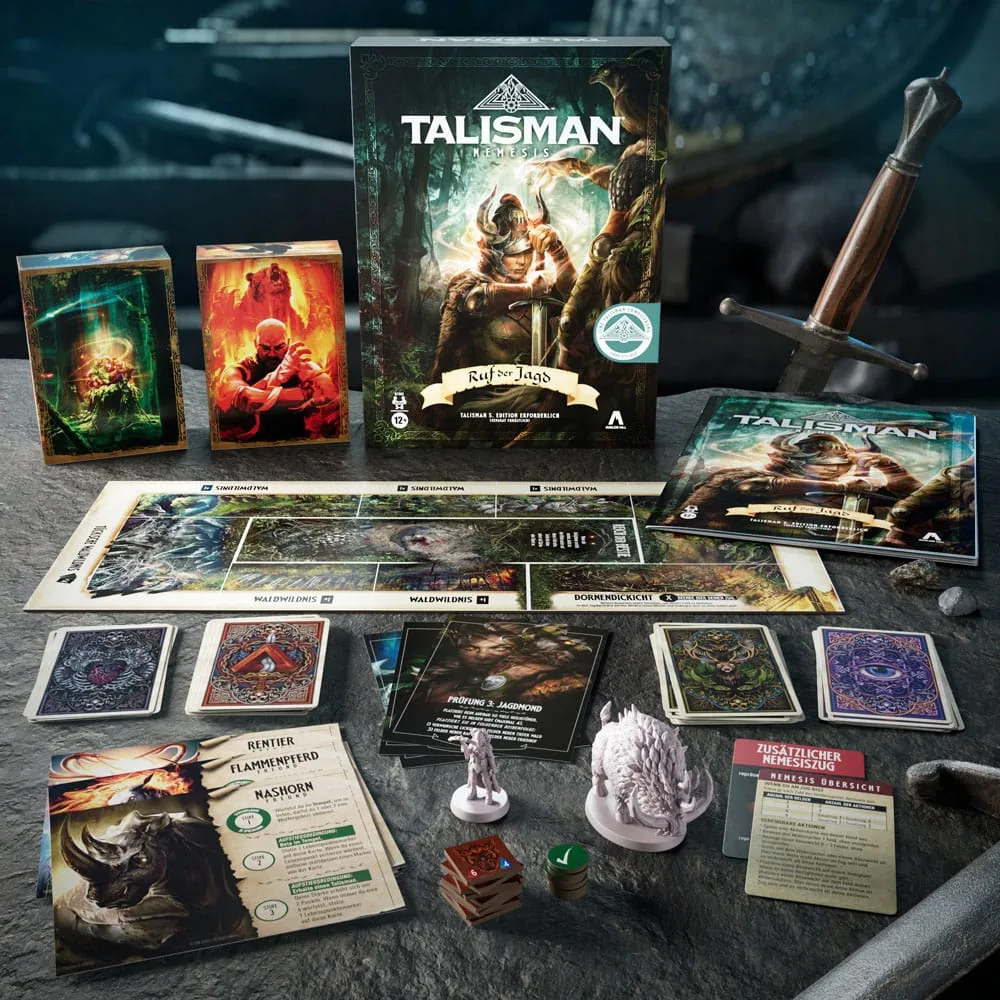 Talisman Nemesis Board Game Expansion – Ruf der Jagd German Edition 4