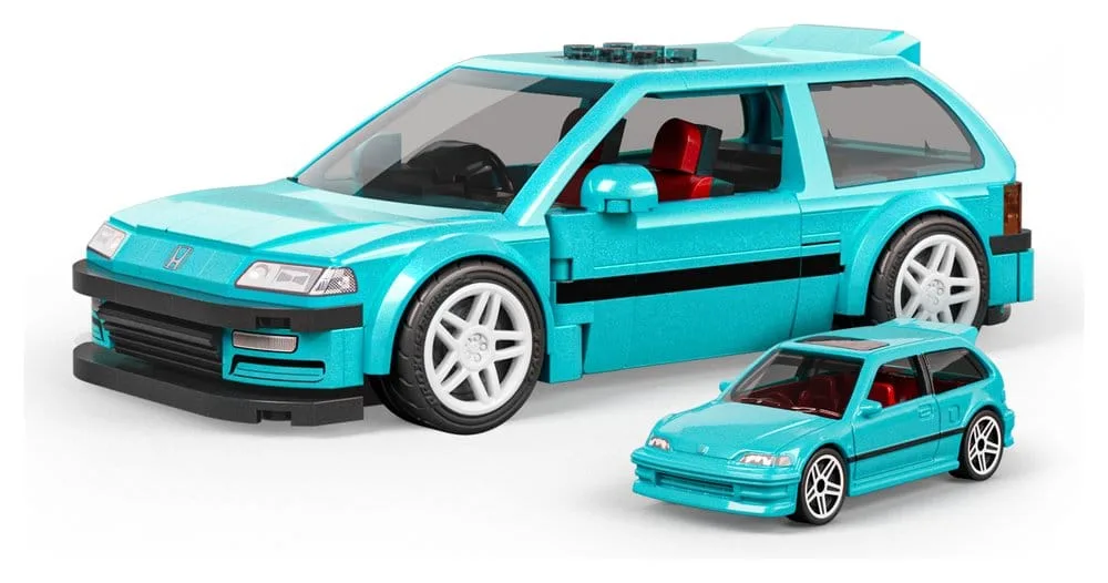 Hot Wheels Building Set – Custom 1990 Honda Civic EF 1:32