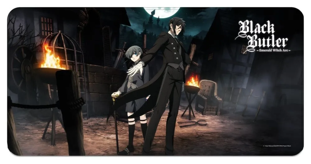 Black Butler XXL Mousepad – Sebastian and Ciel 80 x 40 cm