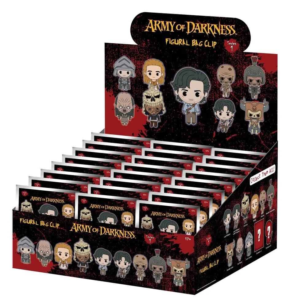 Army of Darkness Bag Clips – Series 1 Blind Bag Display of 24
