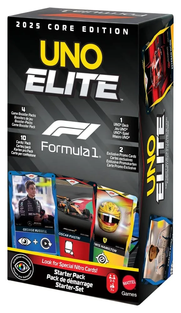 Formula 1 Kaartspel – UNO Elite F1 Startset 7