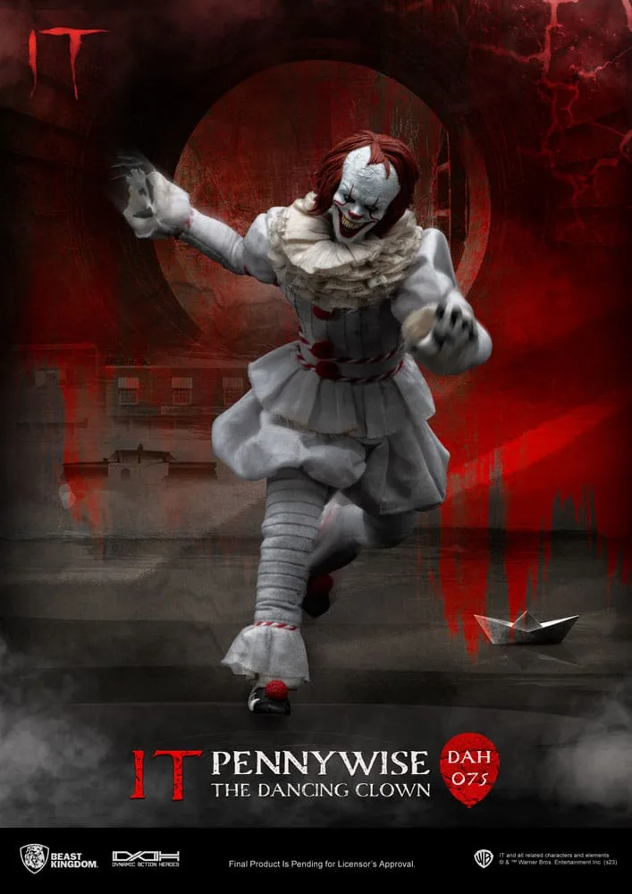 IT Action Figure – Pennywise Dynamic 8ction Heroes 1/9 Scale 8