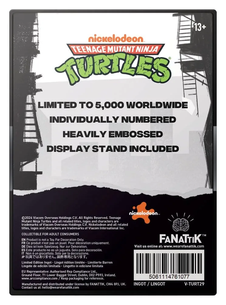 Teenage Mutant Ninja Turtles Ingot – Villain Limited Edition 4