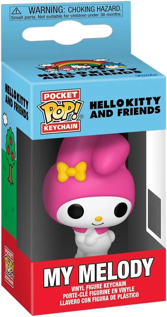 Sanrio Vinyl Keychains – My Melody POP 12-Piece Display 4 cm 2