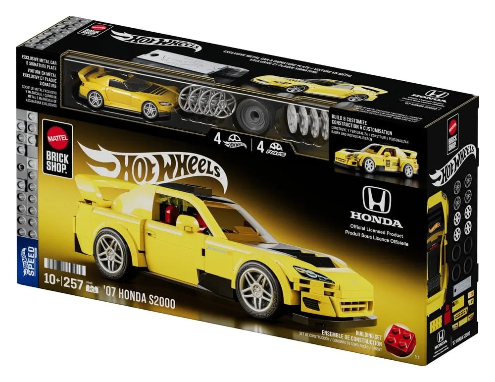 Hot Wheels Bouwset – Mattel Brick Shop 2007 Honda S2000 1:32 2