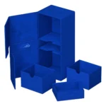 Ultimate Guard Deck Box – Twin Flip’n’Tray 266+ Xenoskin Blue 1