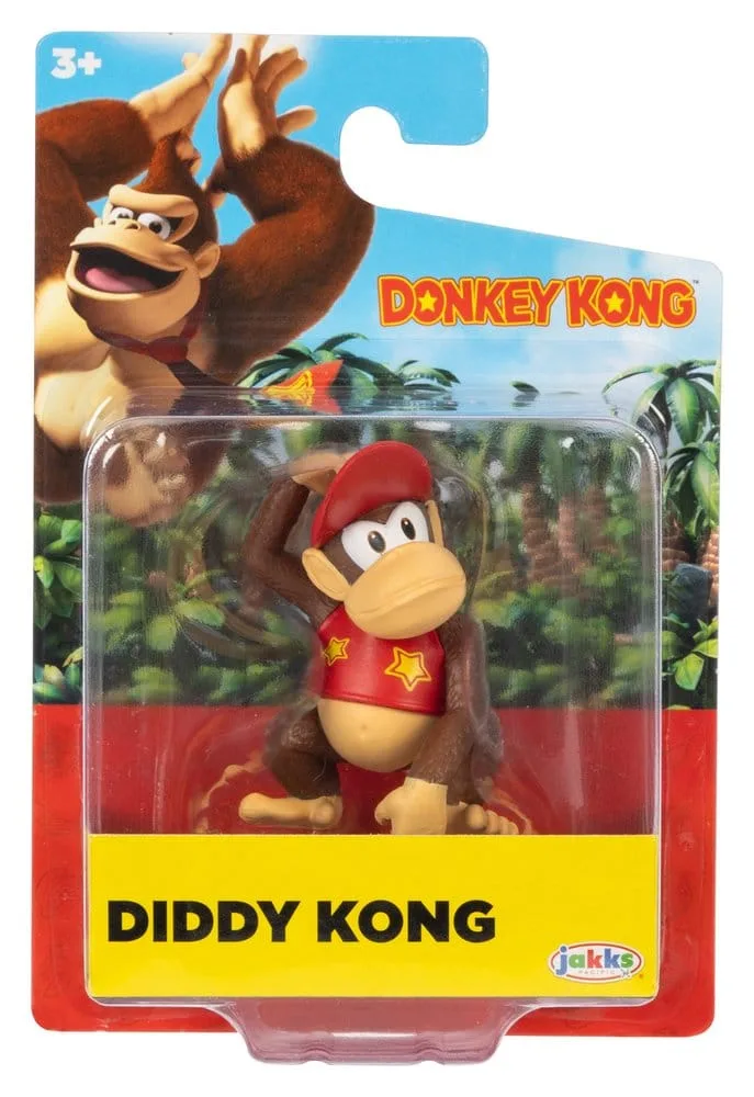 World of Nintendo Mini Figures – Donkey Kong Assortment of 16 6 cm 12