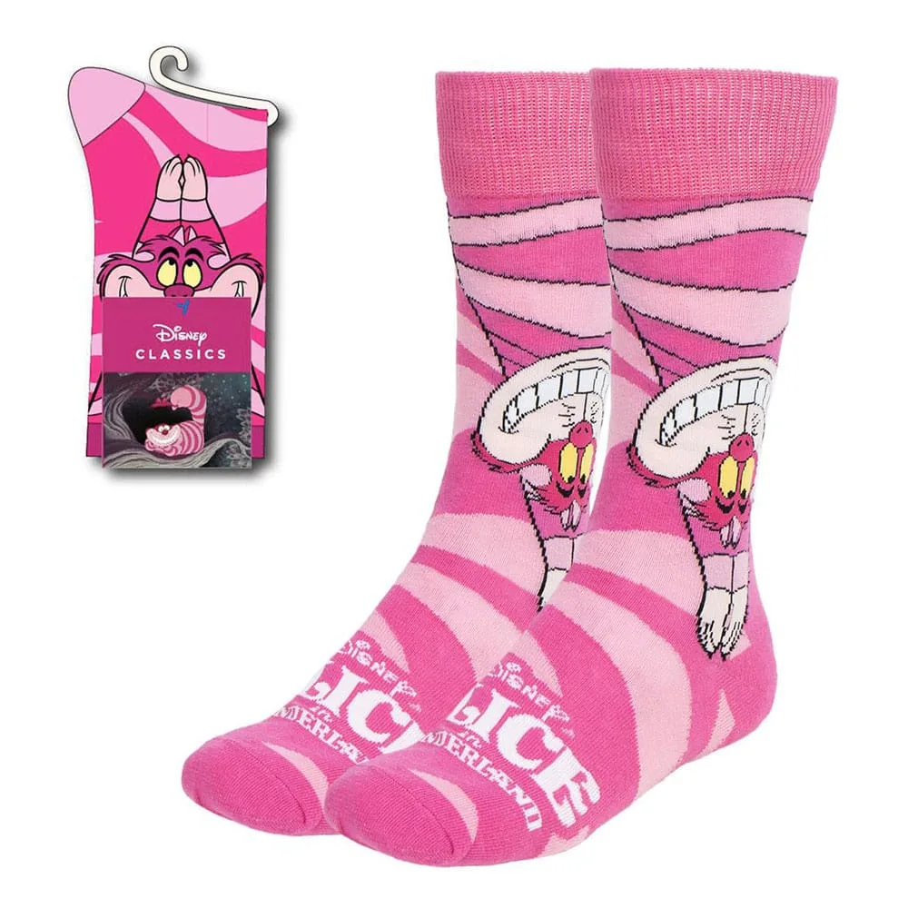Alice in Wonderland Socks – Cheshire Cat Upside Down EU 36-43