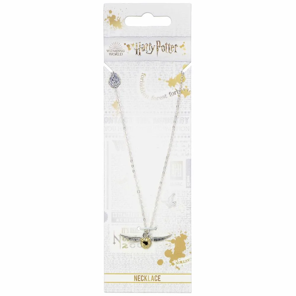Harry Potter Necklace – Golden Snitch Silver-Plated 4